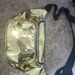 Gold Fanny pack